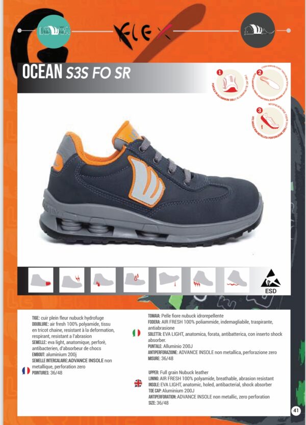 Scarpe antinfortunistiche LEWER OCEAN