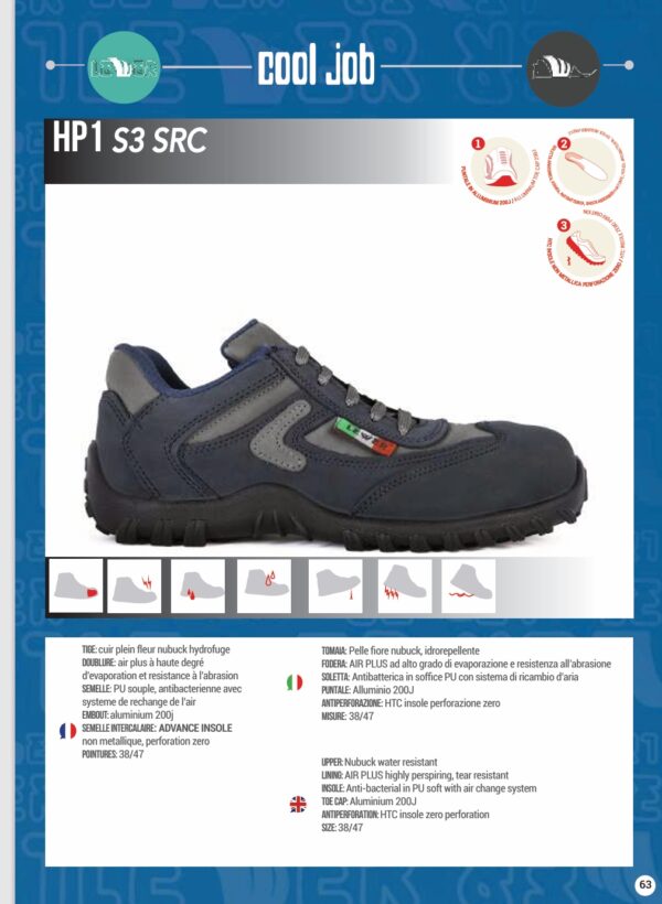 Scarpa antinfortunistica HP1 S3S